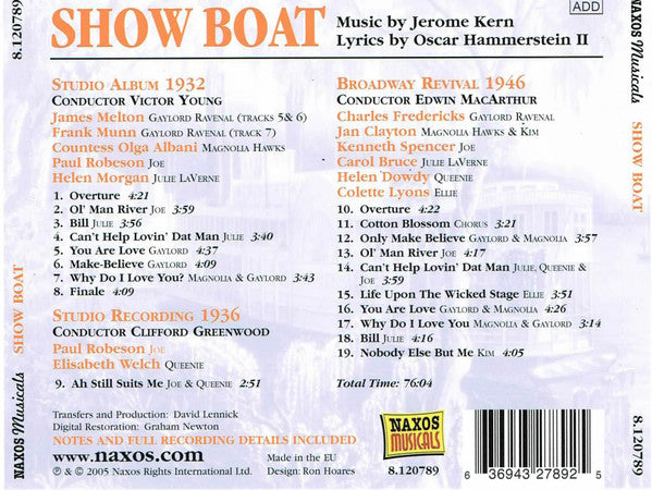 show-boat---1932-studio-album-&-1946-broadway-revival