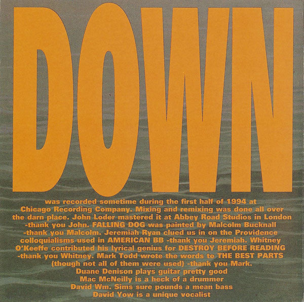 down