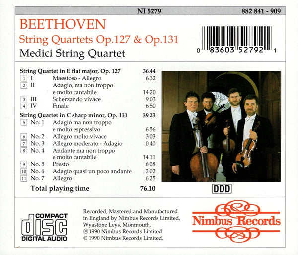 opus-127-in-e-flat-major;-opus-131-in-c-sharp-minor