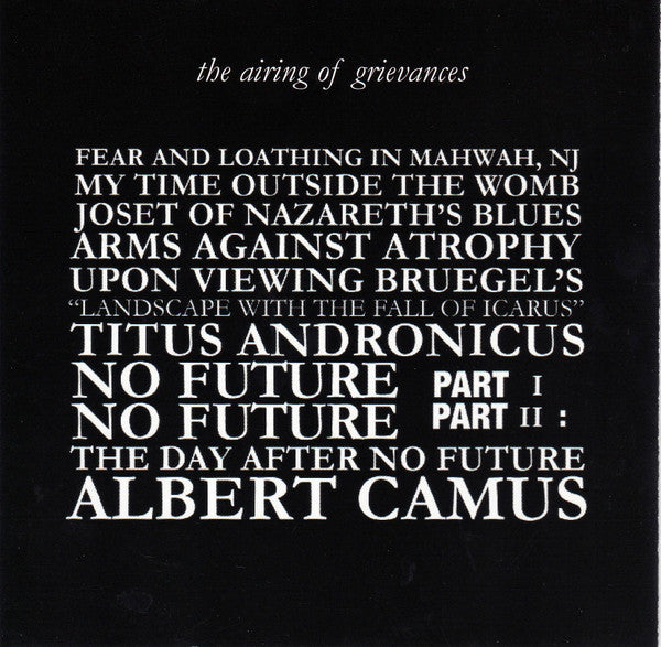 the-airing-of-grievances