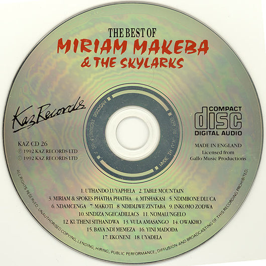 the-best-of-miriam-makeba-&-the-skylarks