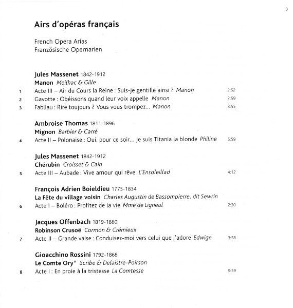 airs-dopéras-français