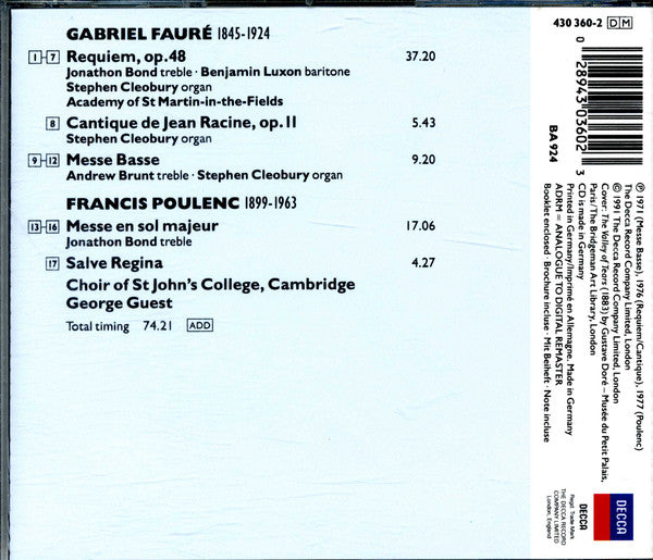 requiem,--cantique-de-jean-racine,-messe-basse-/-messe,-salve-regina