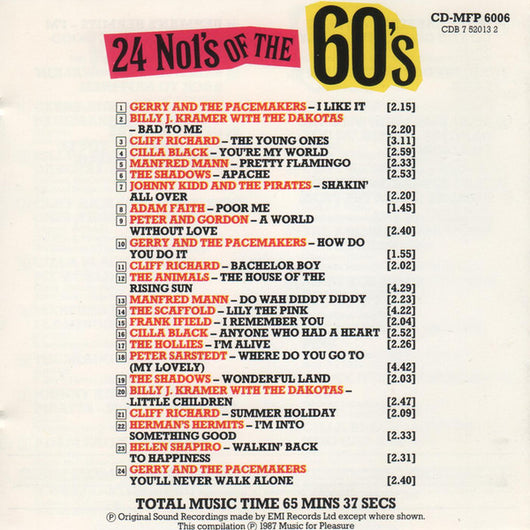 24-no-1s-of-the-60s