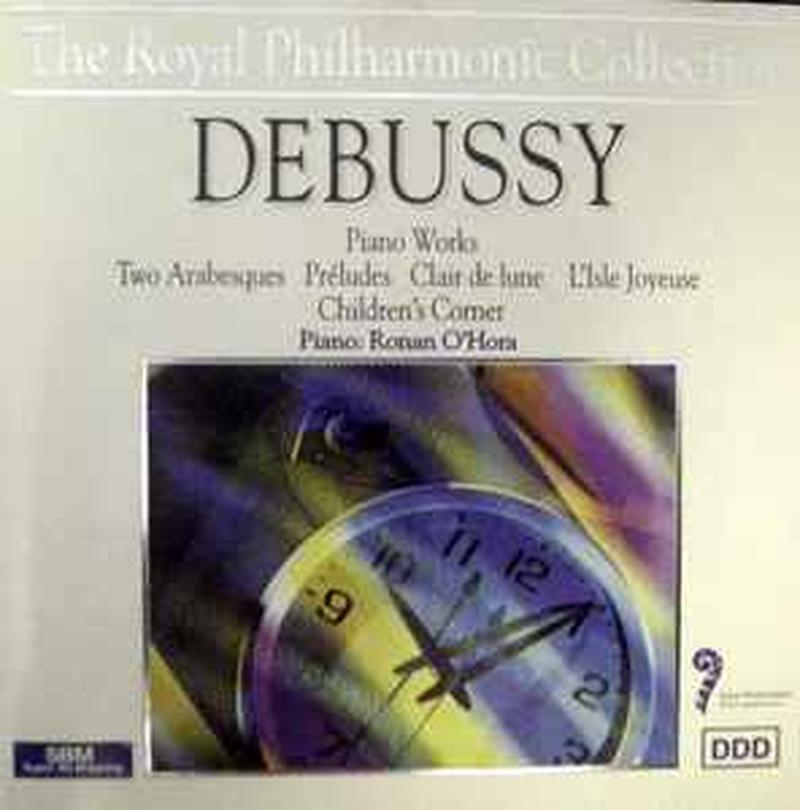 piano-works:-two-arabesques-/-preludes-/-claire-de-lune-/-lisle-joyeuse-/-childrens-corner