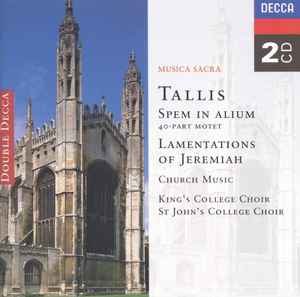 spem-in-alium-(40-part-motet)-/-lamentations-of-jeremiah-/-church-music