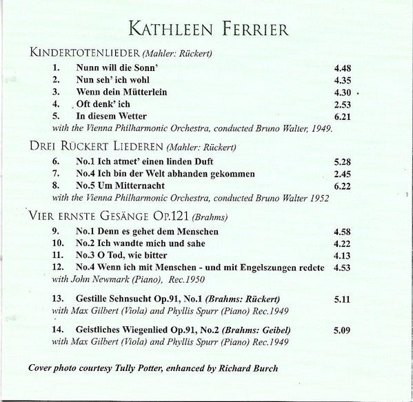 kindertotenlieder