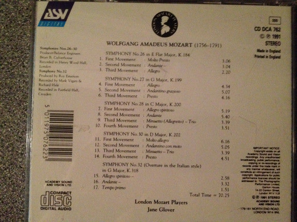 symphonies-26-27-28-30-&-32