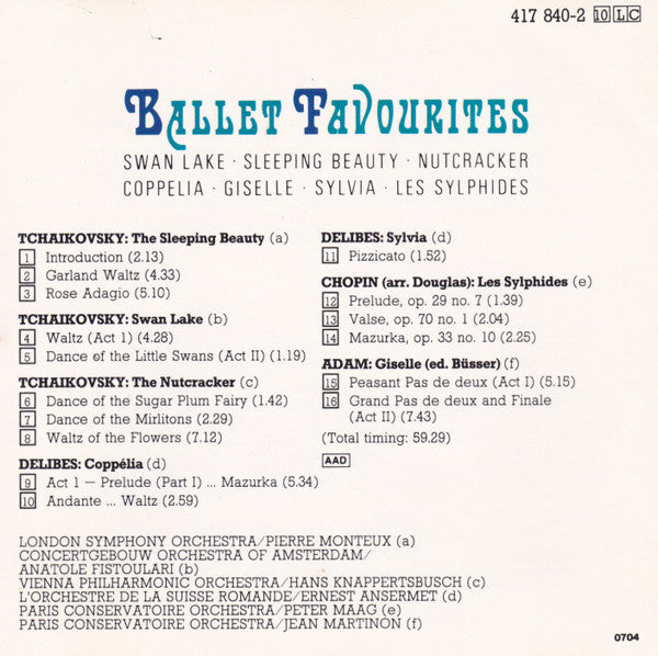 ballet-favourites