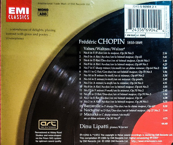 14-waltzes,-barcarolle,-nocturne-op.-27-no.-2,-mazurka-op.-50-no.-3