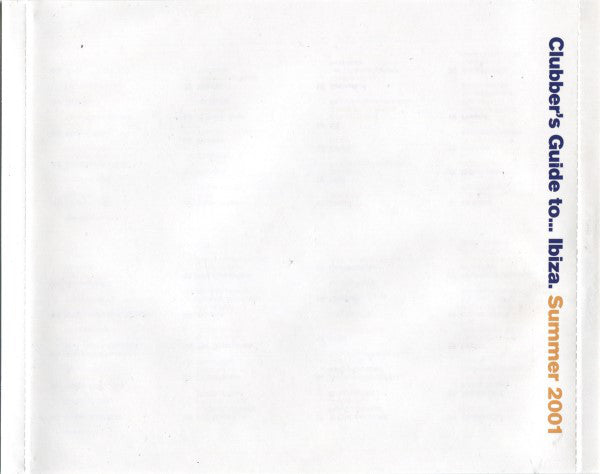 clubbers-guide-to...-ibiza---summer-2001
