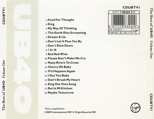 the-best-of-ub40---volume-one