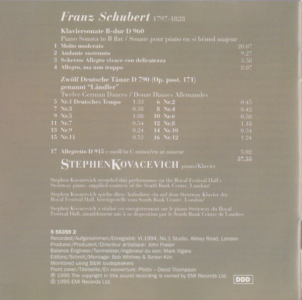 klaviersonate-d.960,-12-ländler-d.790,-allegretto-d.915