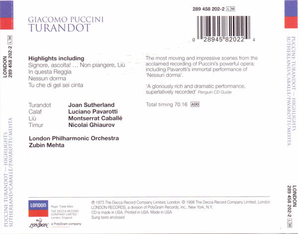 turandot---highlights