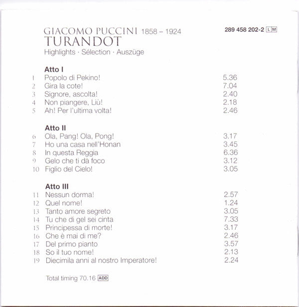 turandot---highlights