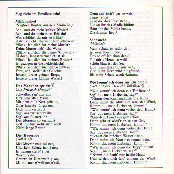 lieder
