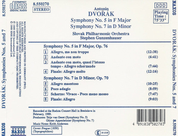 symphonies-no.5,-op.-76-•-no.-7,-op.-70
