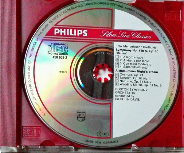 symphony-no.-4-"italian"-/-music-from-a-"midsummer-nights-dream-"