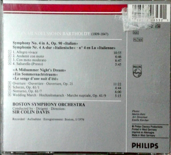 symphony-no.-4-"italian"-/-music-from-a-"midsummer-nights-dream-"