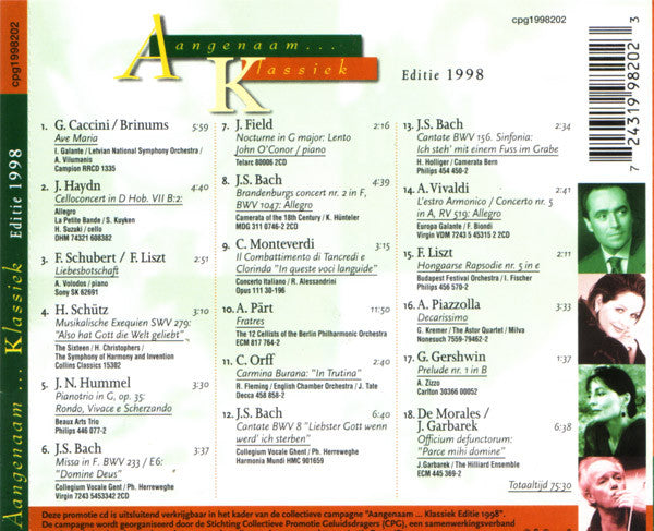 aangenaam...-klassiek---editie-1998