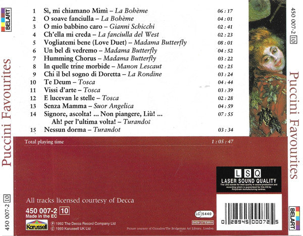 puccini-favourites