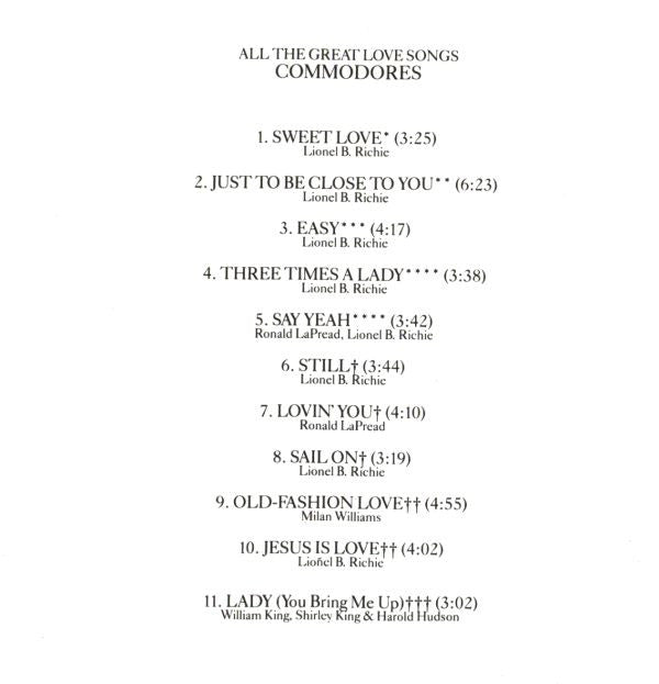 all-the-great-love-songs