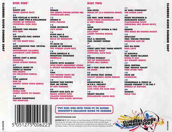 clubbers-guide-summer-2007