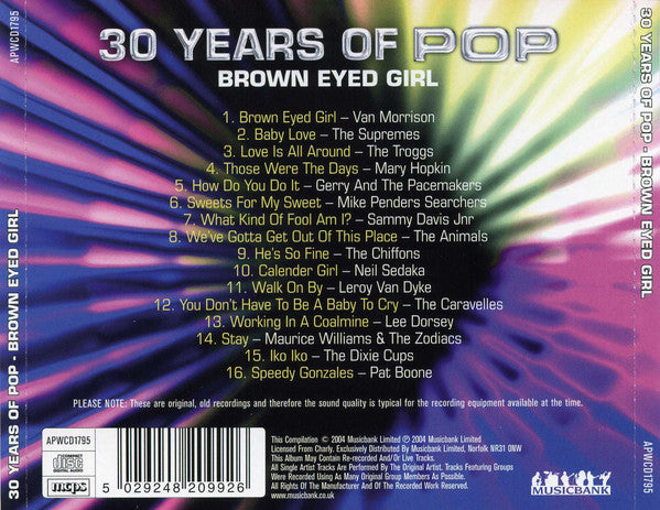30-years-of-pop---brown-eyed-girl