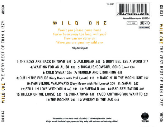 wild-one---the-very-best-of-thin-lizzy