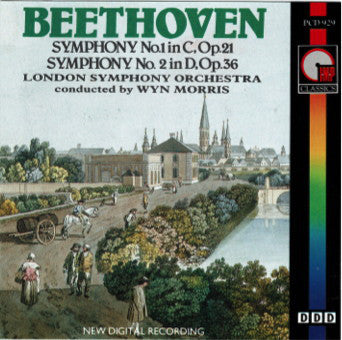 beethoven:-symphony-no.-1-in-c,-op.-21-&-symphony-no.-2,-op-36,-the-london-symphony-orchestra-conducted-by-wyn-morris