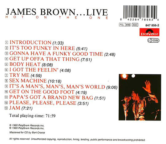 james-brown....live-•-hot-on-the-one