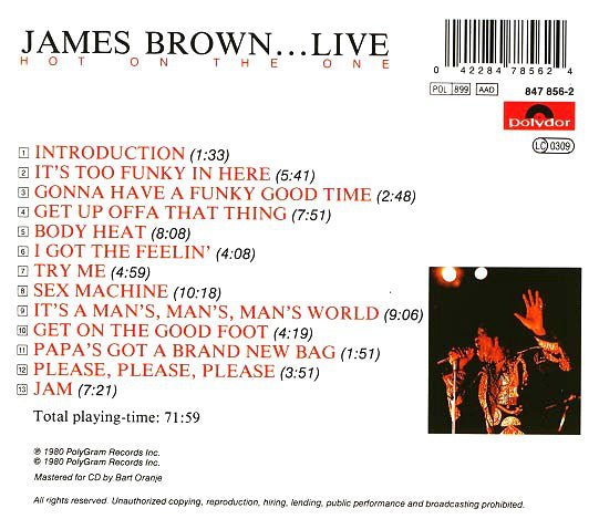 james-brown....live-•-hot-on-the-one