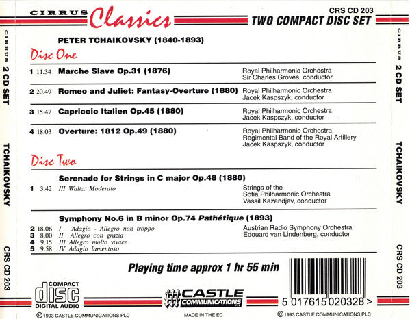 tchaikovsky-1812-/-pathetique-symphony-/-marche-slave-/-romeo&juliet-/-capriccio-italien