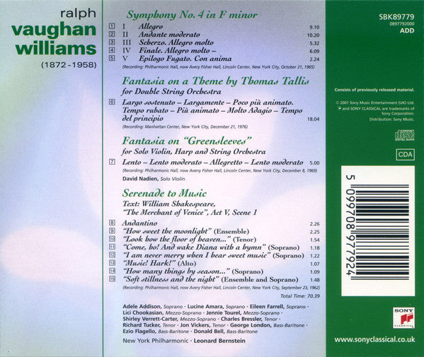 fantasia-on-a-theme-by-thomas-tallis---greensleeves---serenade-to-music---symphony-no.-4