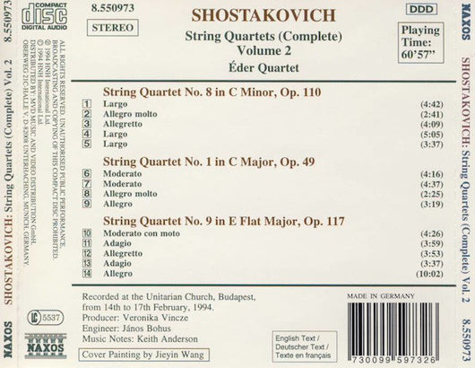 string-quartets-(complete)-volume-2-nos.-1,-8-and-9
