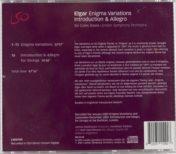 enigma-variations-/-introduction-&-allegro-for-strings