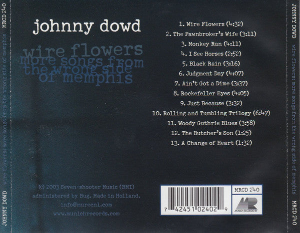 wire-flowers:-more-songs-from-the-wrong-side-of-memphis