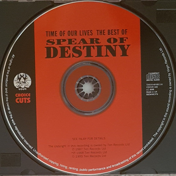 time-of-our-lives:-the-best-of-spear-of-destiny