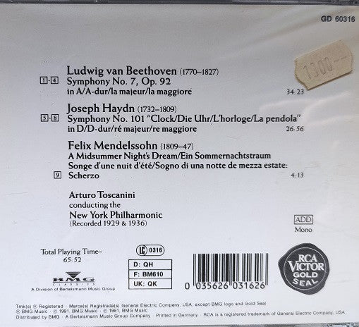 symphony-no.-7-/-symphony-no.-101-"clock/die-uhr"