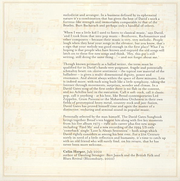 the-david-gates-songbook-(a-lifetime-of-music)