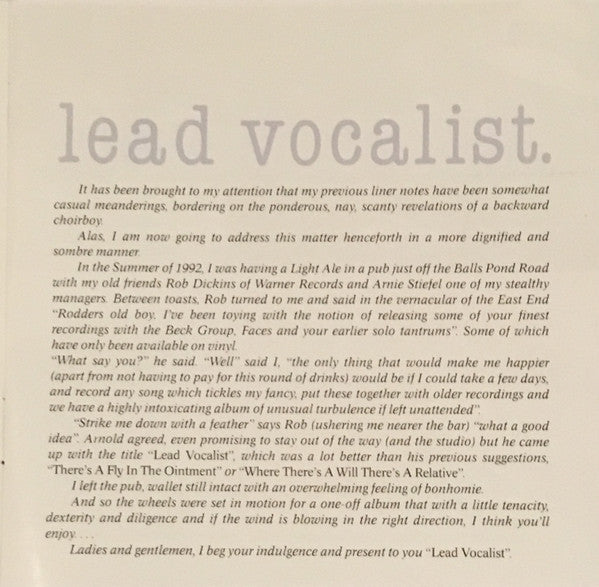 lead-vocalist