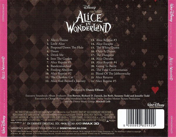 alice in wonderland an original walt disney records soundtrack