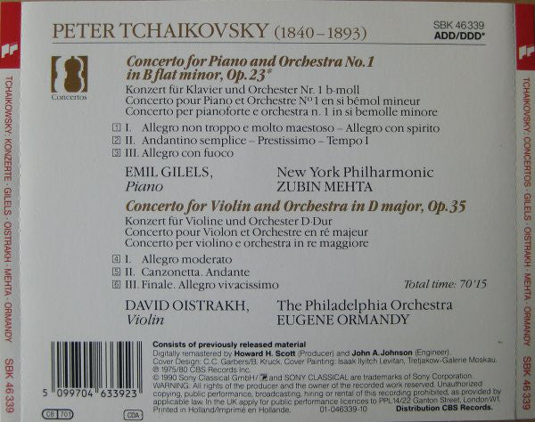 piano-concerto-•-klavierkonzert-no.-1-/-violin-concerto