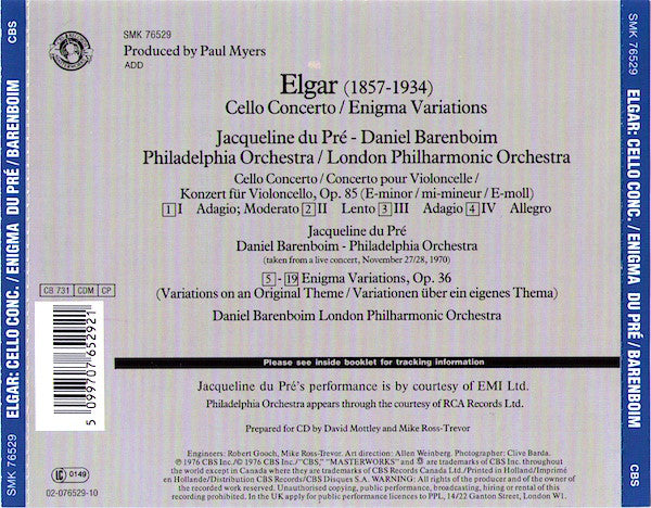 cello-concerto,-op.-85-/-enigma-variations