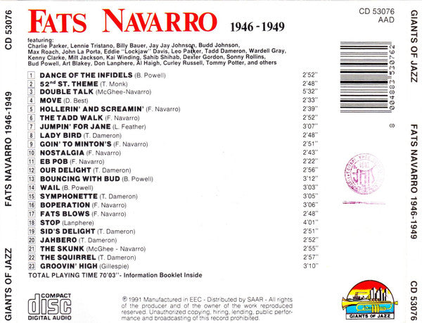 fats-blows-1946-1949