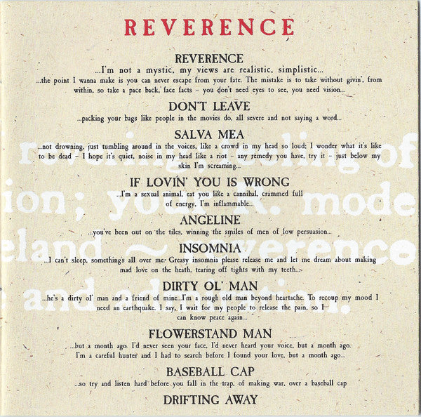 reverence