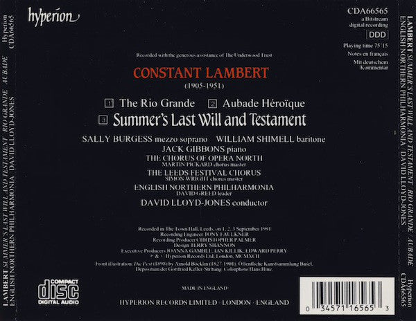 summers-last-will-and-testament-/-the-rio-grande-/-aubade-héroïque