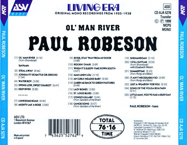 ol-man-river---his-25-greatest---1925-1938