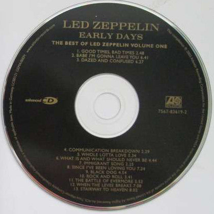 early-days-(the-best-of-led-zeppelin-volume-one)