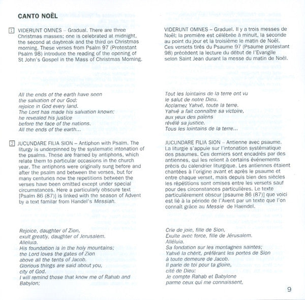 canto-noël